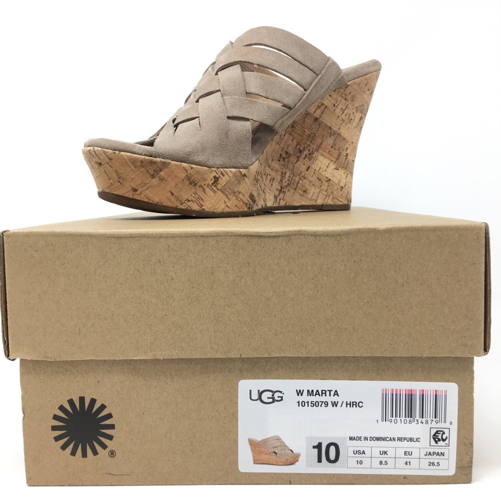 ugg ‘marta’ wedge slip on sandal - Picture 7 of 7